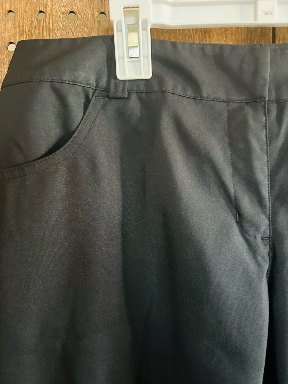 adidas Black Capri Pants with Front Pockets Size 10 - Picture 2 of 11